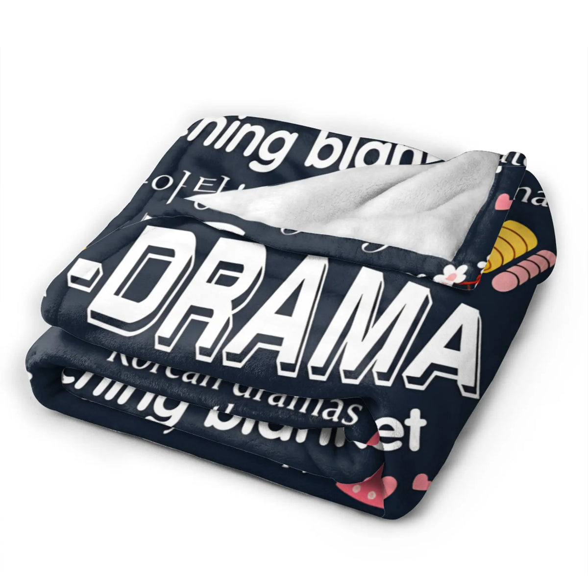 K-drama inspired plush blanket by HSF Marketplace, featuring a soft, cozy design for comfort and style