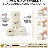 New Squishy Tofu Stress Balls Autism Sensory Toys Stress & Anxiety Relief Fidget Toys Dough Water Ball Gifts Bulk for Adults