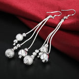 925 sterling silver hoop earrings for women, trendy elegant jewelry by HSF Marketplace