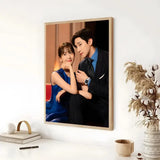 Korean TV King The Land poster, K-culture wall decor by HSF Marketplace