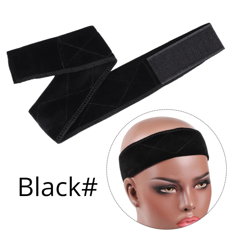 Non-slip velvet wig grip headband for women, adjustable design by HSF Marketplace