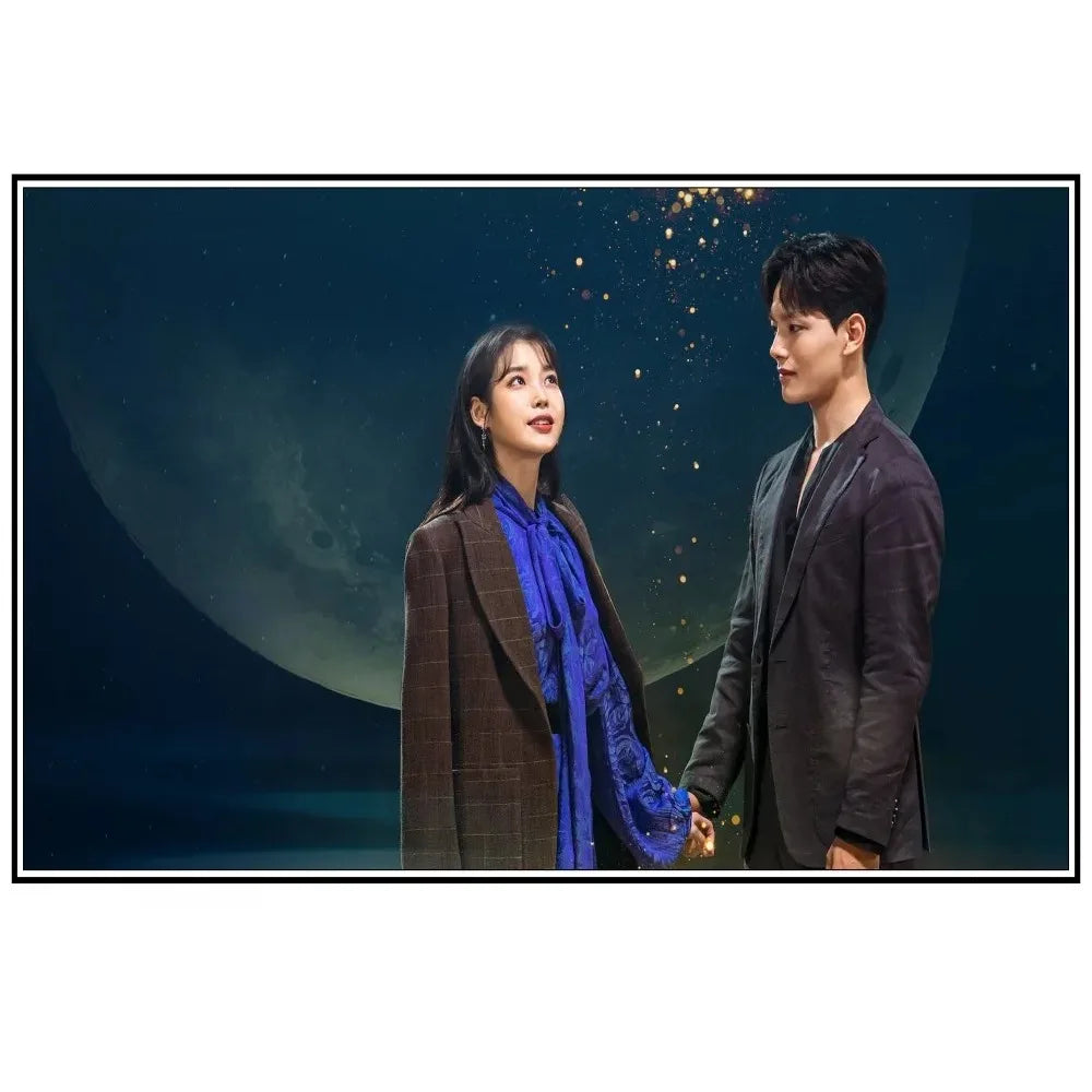 Hotel Del Luna canvas poster for living room decor, featuring K-Culture artwork by HSF Marketplace