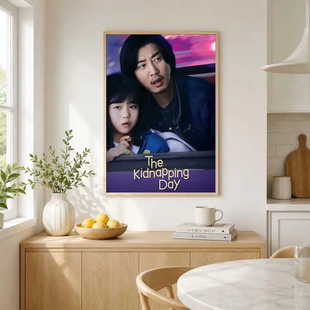 Korean drama The Kidnapping Day poster for modern wall decor, K-culture merch by HSF Marketplace