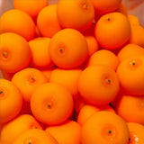 Orange Crunchy Moldable Stress Ball Crispy Squishy Squeeze Toy Round Blocks Filled Fidget Toy ASMR Sensory Stress Relief Toys
