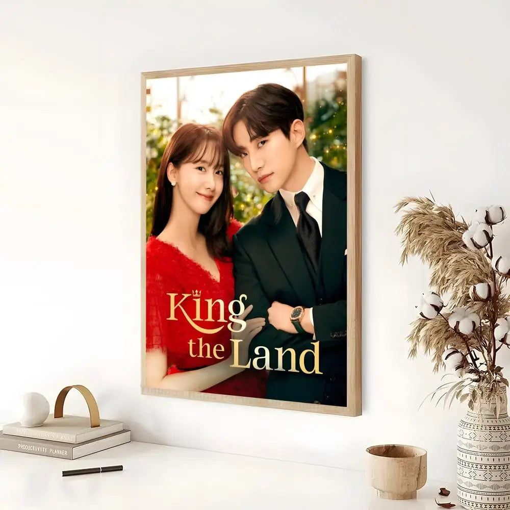 Korean TV King The Land poster, HSF Marketplace K-Culture merch for modern home decor