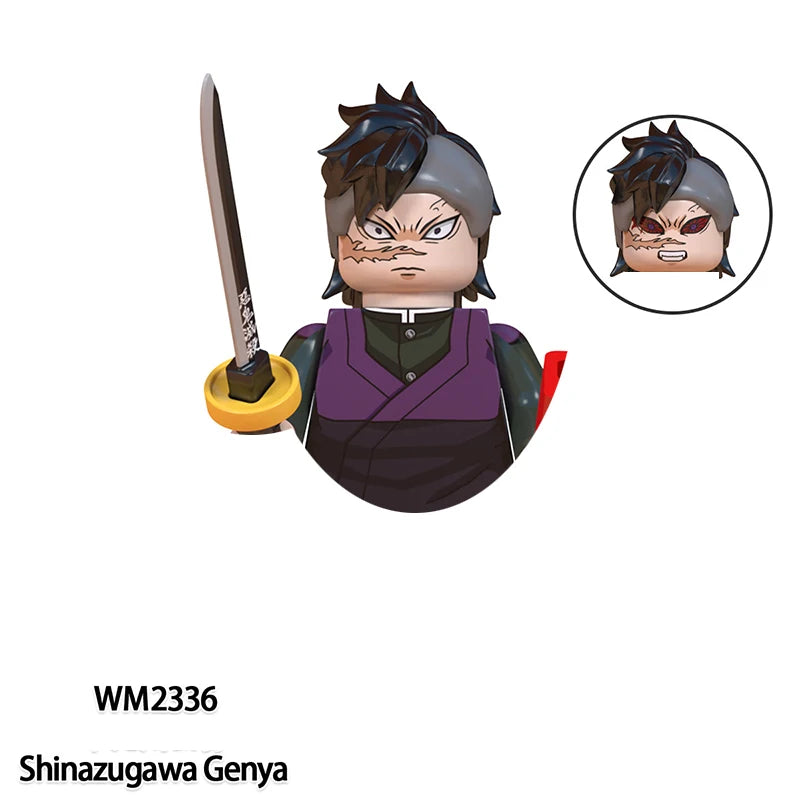 Demon Slayer action figures building bricks blind box collectibles by HSF Marketplace