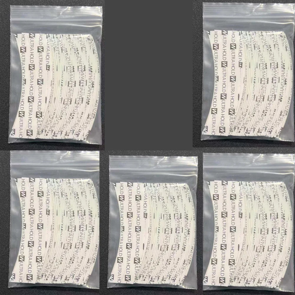 36PCS/180/360/720PCS Curved Ultra Hold Wig Adhesive Tape - Strong Hold Tape for Lace Front Wigs & Hairpieces