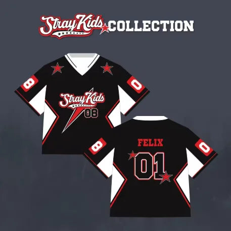 Stray Kids World Tour jersey, breathable quick-dry tee for K-culture fans by HSF Marketplace
