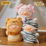 52TOYS LuLu the Piggy Animal Party Vol. 2 butler PVC plush key cover keychain blind box figure