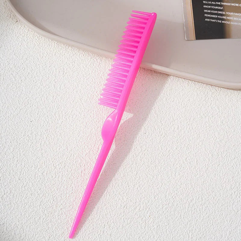 3 Rows Detangling Comb Anti-static Comb Professional Curly Defining Hairdressing Hair Styling Brush Barber Salon Tools SZI19