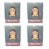 Mofusand cat vinyl plush blind box keyring, cute cartoon animal mini collectible figure bag hanging ornament