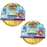 Rainbow Dumpling Squishy with Bead Sensory Squeeze Toy for Stress Relief with Bamboo Steamer Funny Gift