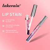 Long-lasting waterproof pink lip stain by HSF Marketplace showing a woman’s lips with natural, transfer-proof lip tint.