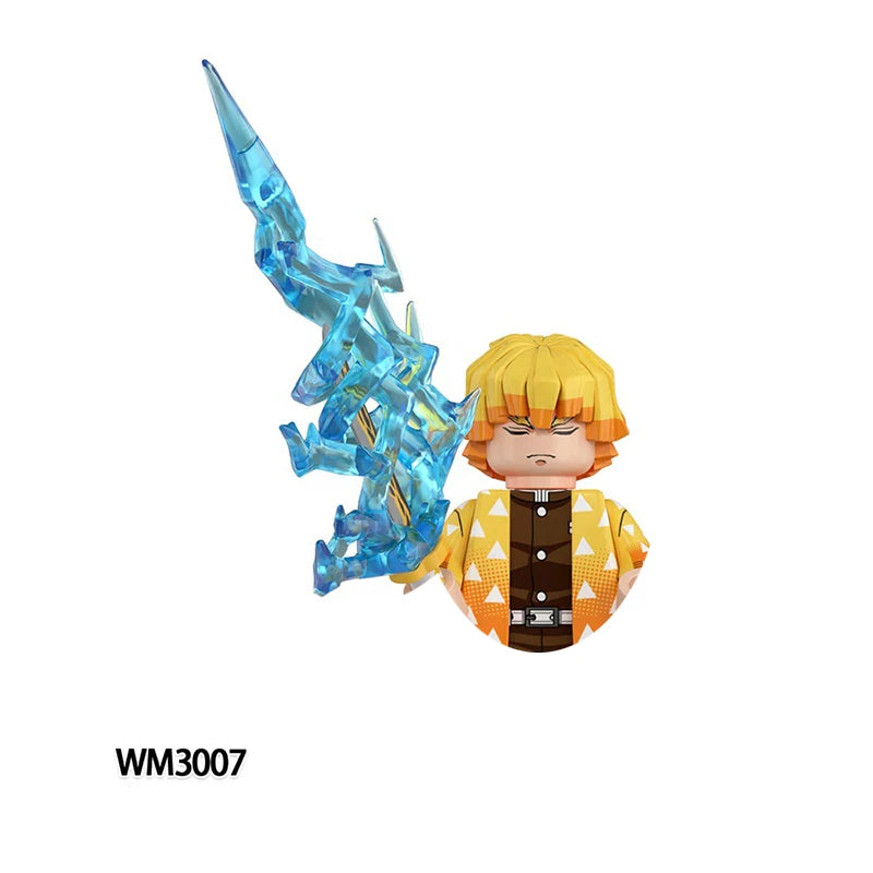 Demon Slayer action figures building bricks blind box collectible by HSF Marketplace