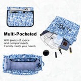 Denim Canvas Tote Bag For Women Large Capacity Color Canvas Bucket Tote Handbags Casual Shoulder Crossbody Bags