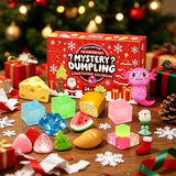 HSF Marketplace Christmas dumpling squishy advent calendar with 24-day countdown and sensory fidget toys