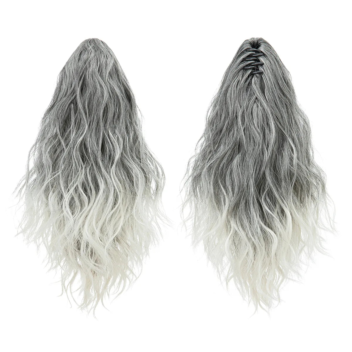 Cute curly clip-in ponytail extension, easy-to-wear wig for everyday styling