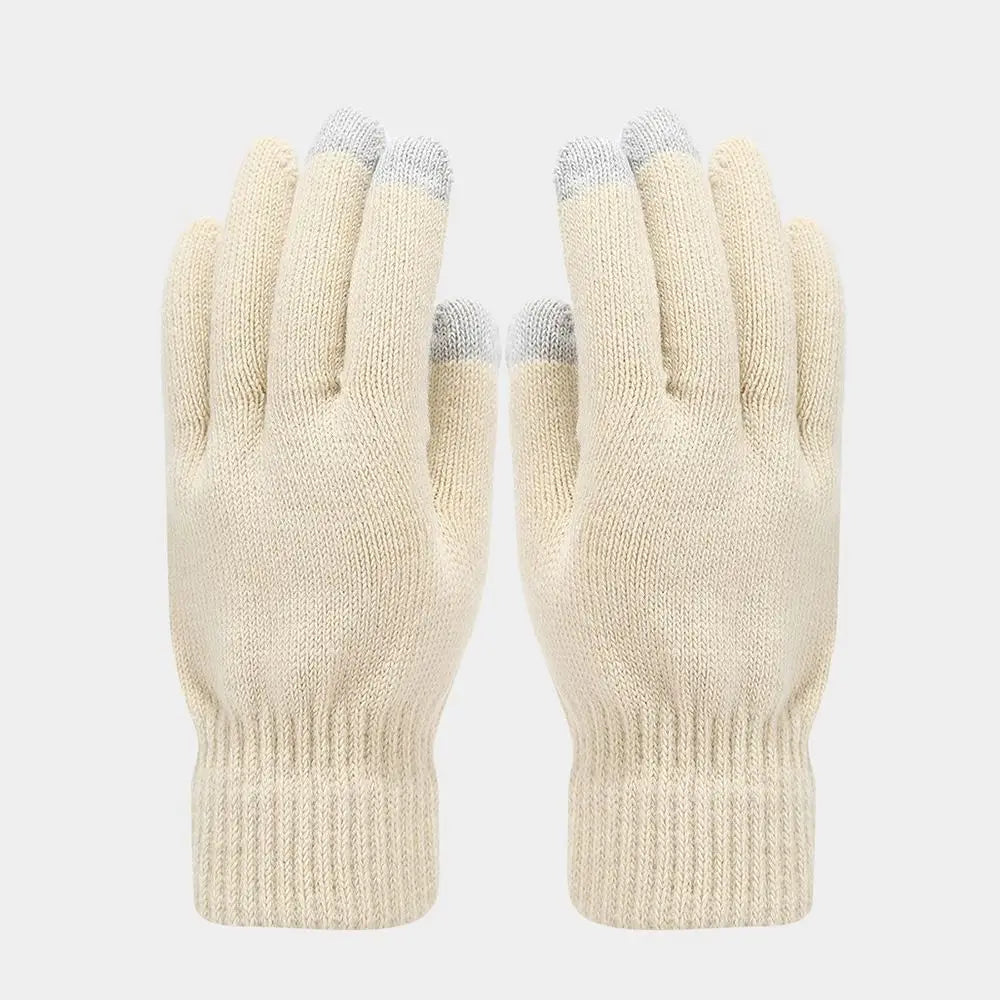 Warm knit beanie, scarf and gloves set for men and women by HSF Marketplace
