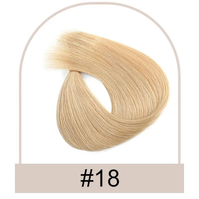 HSF Marketplace straight human hair clip-in ponytail extension, 100g wrap-around natural ponytail tail