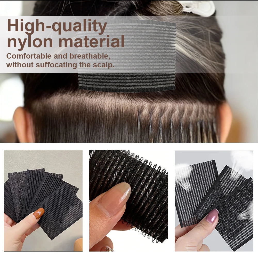 Lanshii 10PCS Hair Clips – Black & Brown Grippers for Hair Styling, Sectioning & Extensions – Salon Tools