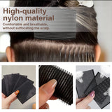 Lanshii 10PCS Hair Clips – Black & Brown Grippers for Hair Styling, Sectioning & Extensions – Salon Tools