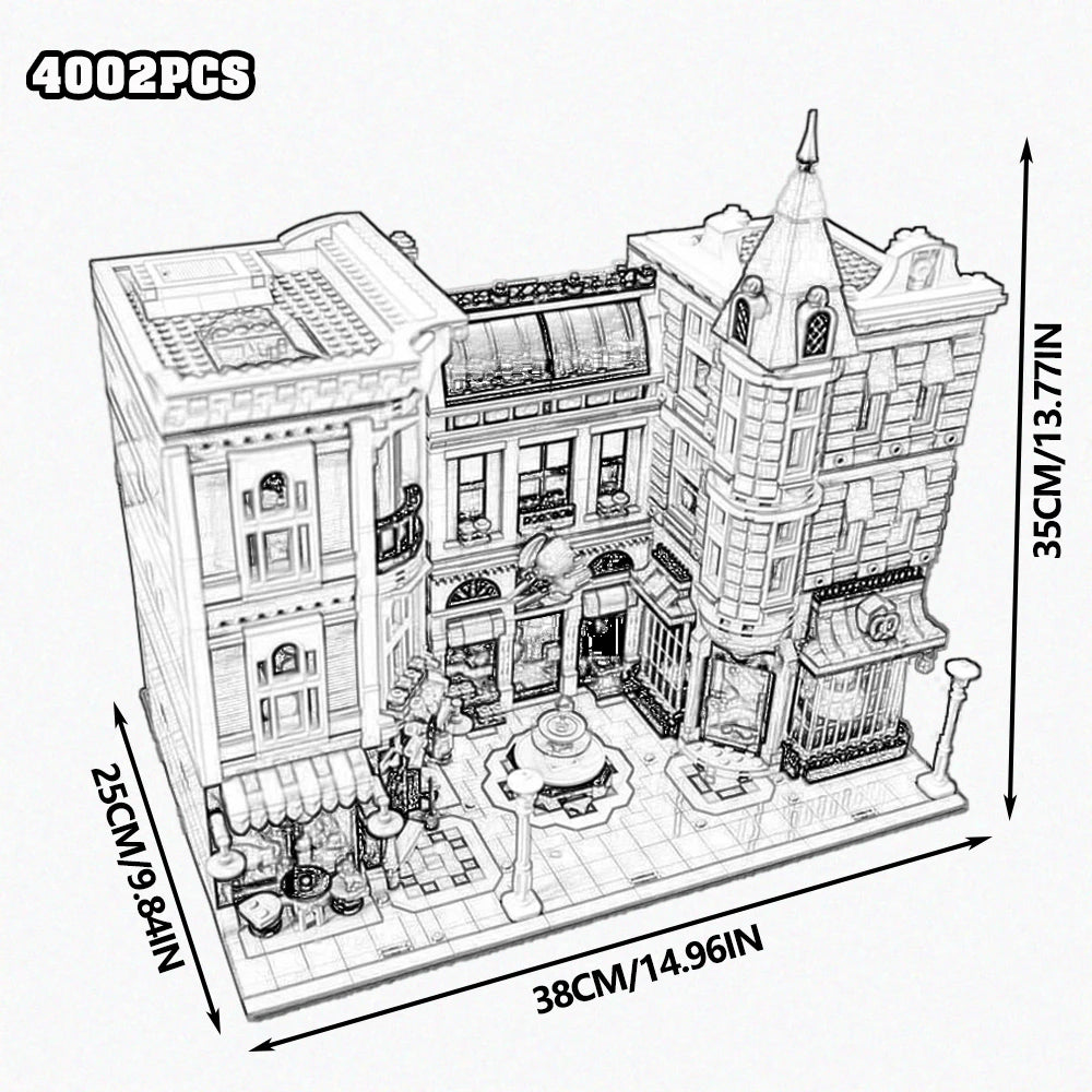 Street View Building Blocks Set for Adults - Classic Architecture by HSF Marketplace