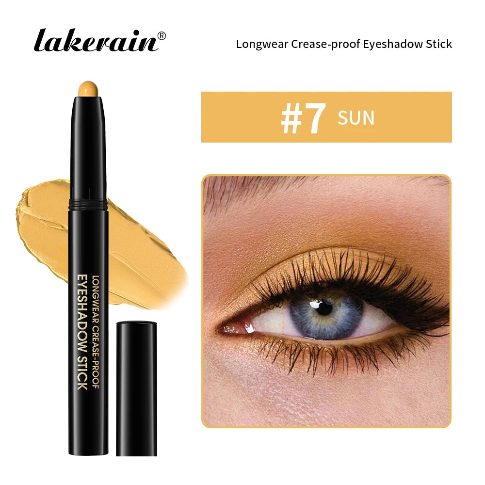 HSF Marketplace matte and shimmer waterproof eyeshadow liner sticks in metallic glitter pencil colors