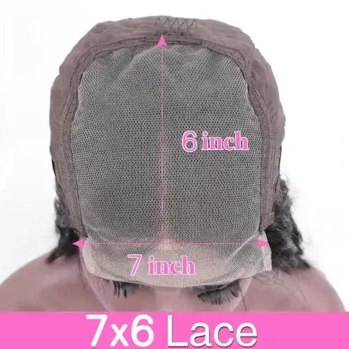 Burmese curly human hair lace front wig, 13x6 HD lace, 220% density, pre-plucked and glueless for women