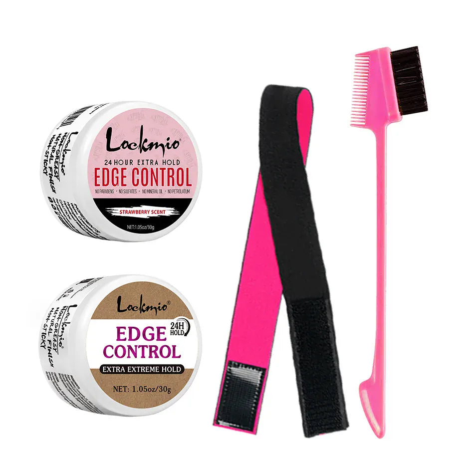 Control Flyaway Hair Gel Edge Control Styling Wax Women for All Hairstyles Small Travel Size Wax Cream & Hairline Finishing Tool