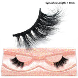3D Mink Half Eye Lashes Natural Lightweight Short Fake Eyelashes Soft Fluffy Clear Band Strip Mink Lashes Extension