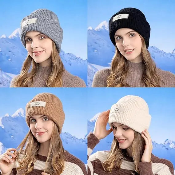 Women's HSF Marketplace winter mask hat 2-in-1 for skiing and riding protection