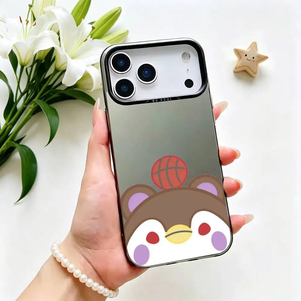 Cute cartoon mascot phone case for iPhone 11–18, HSF Marketplace brand