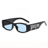 European and American small frame letter sunglasses by HSF Marketplace, trendy punk-inspired runway sunglasses, new Instagram influencer style
