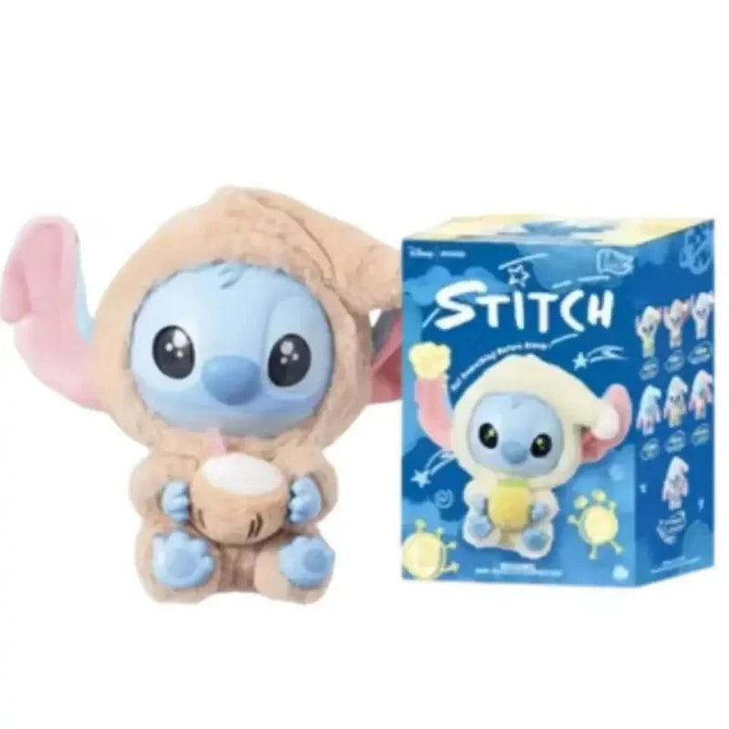 2026 Stitch plush doll blind box from Eat Before Sleep series, vinyl hanging bag collectible cute toy gift pack