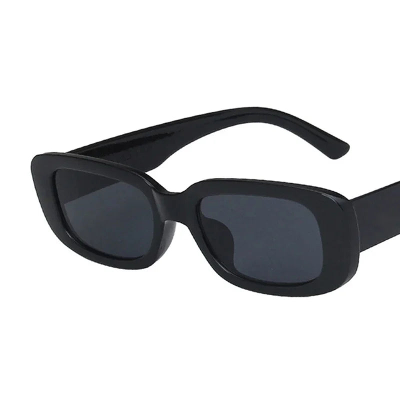 BEGREAT retro small rectangle sunglasses with vintage frame and dark lenses for women, UV400 protection