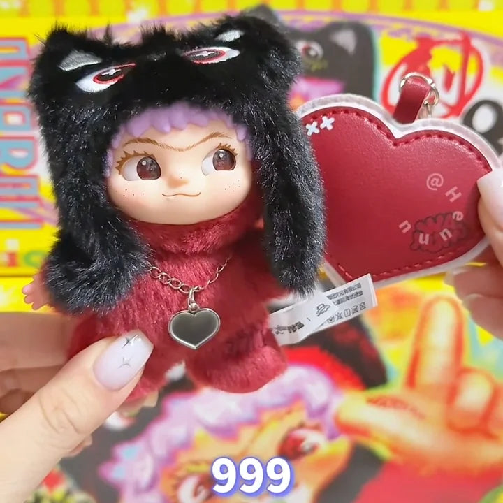Wakuku On A Roll Series V3 cute vinyl plush pendant doll blind box collectible figure