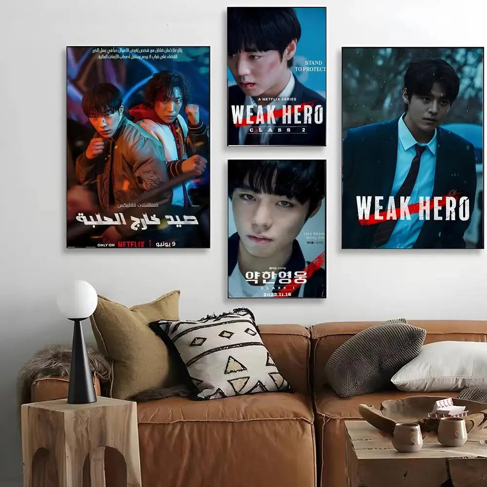Weak Hero Class Korean TV drama wall art for modern decor, K-culture merch by HSF Marketplace