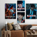Weak Hero Class Korean TV drama wall art for modern decor, K-culture merch by HSF Marketplace