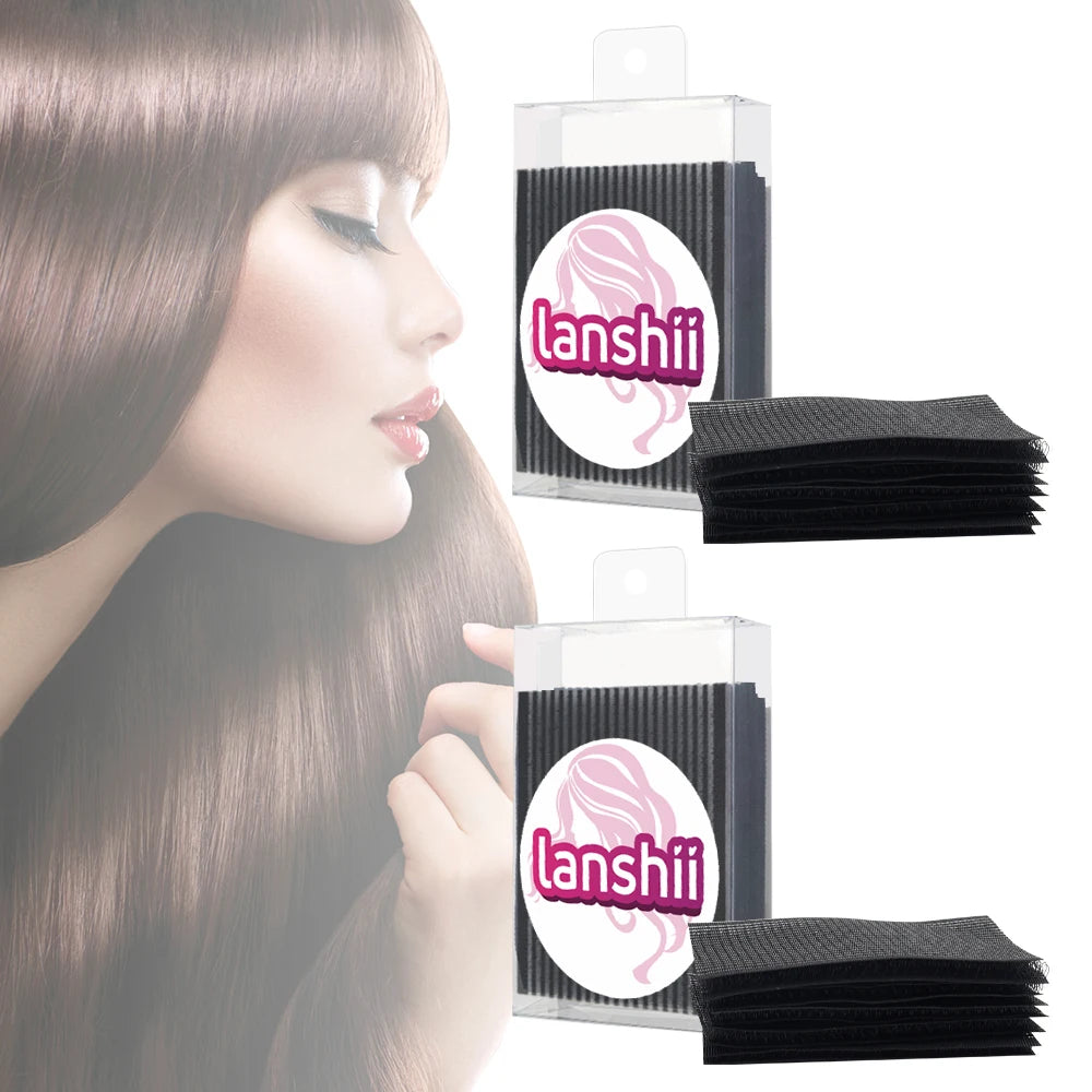 Lanshii 10PCS Hair Clips – Black & Brown Grippers for Hair Styling, Sectioning & Extensions – Salon Tools