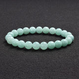 Genuine Natural Stone Bracelet Apatite Lapis Lazuli Agate Crystal Tiger Eye High Quality Gem Beads Bracelet Homme Jewelry Bangle