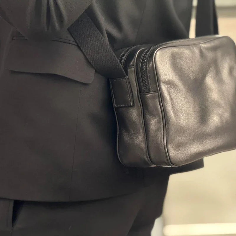 Luxury genuine leather women’s wallet with designer handbag styling in a compact, elegant design