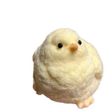 Super Soft Fuzzy Plush Chicken Squeeze Toy Slow Rebound Sticky Hamster Figurine Anti-Anxiety Sensory Fidget Decompression Gift for Teen Girl Boy Office