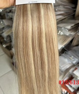 ZZHAIR Brazilian Remy human hair ribbon ponytail, 16–20 inch natural straight clip-in horsetail extension