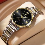 POEDAGAR Exquisite Woman Watch Waterproof Luminous Date Ladies Watch High Quality Stainless Steel Elegant Women's Quartz Watches