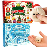 HSF Marketplace dumpling squishy mystery blind bag advent calendar with 24 sensory fidget toys for Christmas:VEVENT