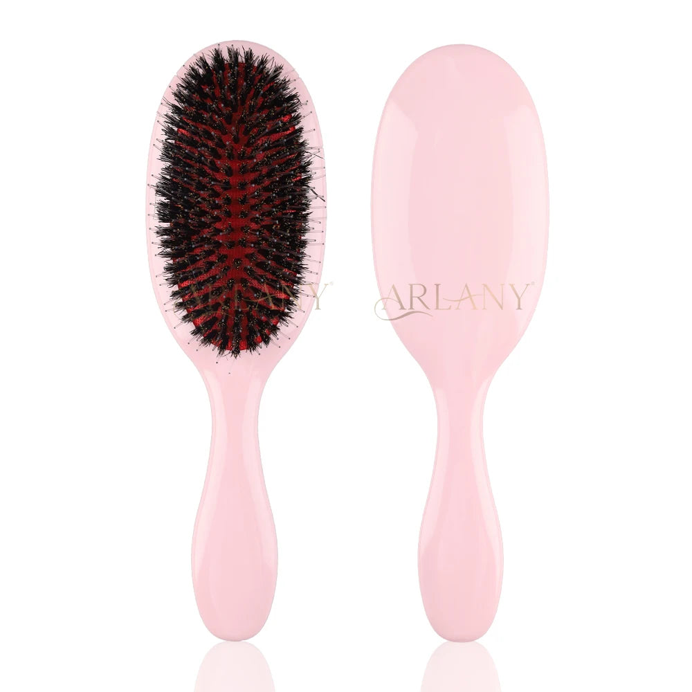 ARLANY boar bristle hair brush and massage comb, HSF Marketplace, for styling, detangling, and hair beauty salon use.