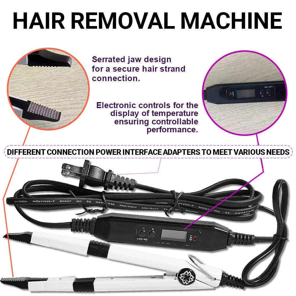 HSF Marketplace professional UV light hair extensions machine for salon hair styling tools