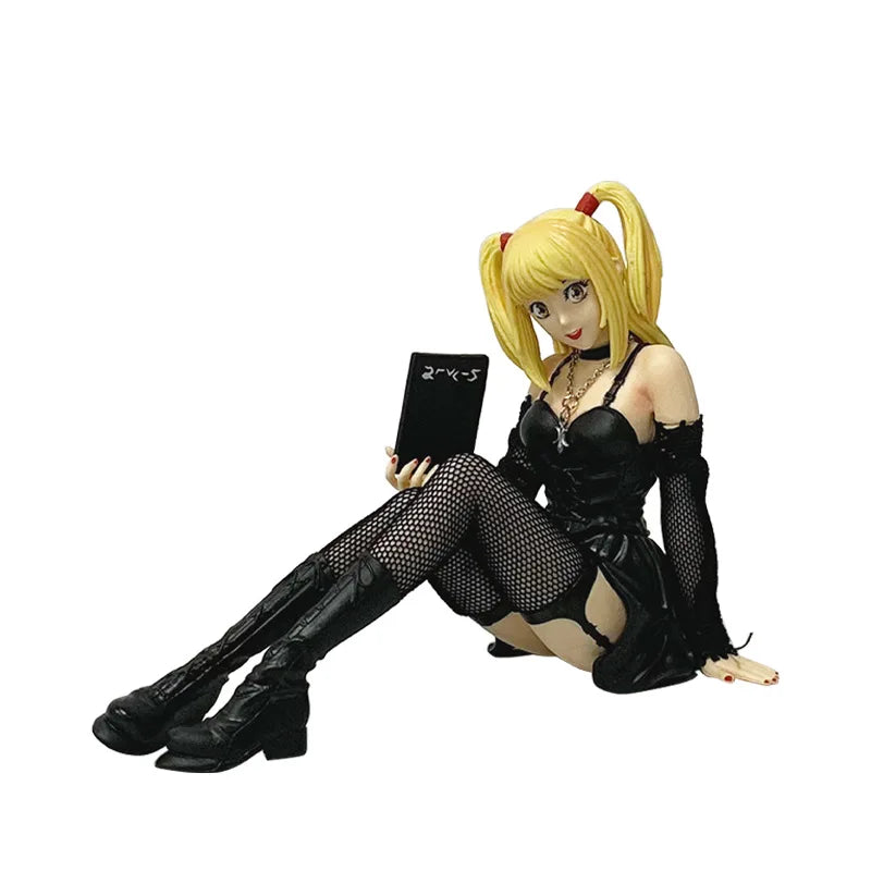 Anime Death Note L, Misa, and Light Yagami 10–16cm PVC figurine collection model for desktop display