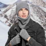 Women's winter beanie hat, gloves and snood scarf set by HSF Marketplace