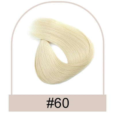 HSF Marketplace straight clip-in ponytail human hair extension, 100g, natural wrap-around tail